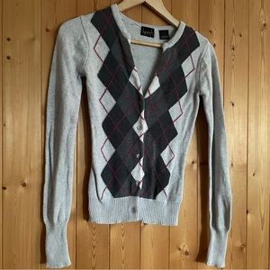 Argyle Cardigan